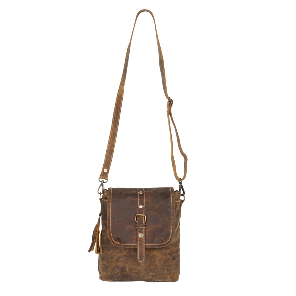 Brown Beauty Leather Bag - MyraUSA