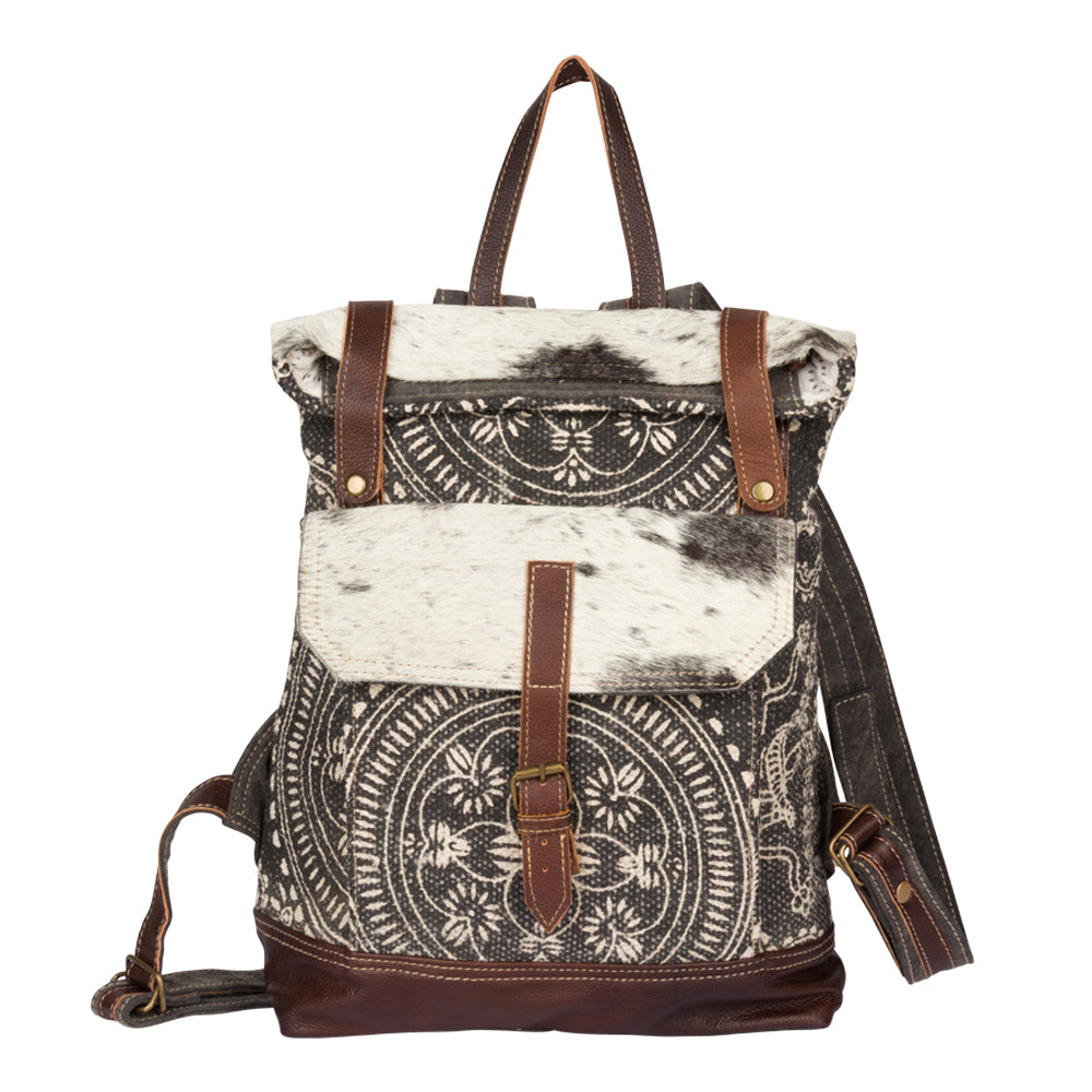 Myra Vibe with Me Hairon Canvas Backpack for Women â  display picture 1