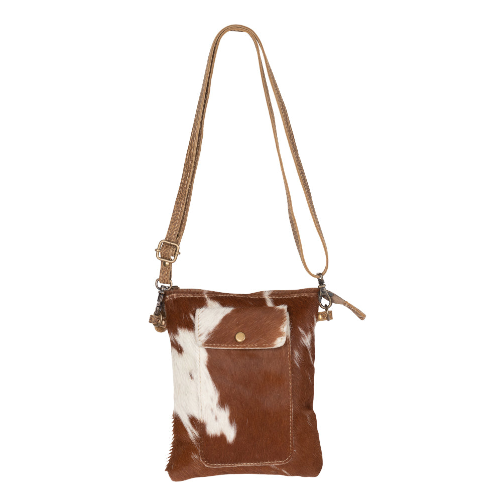Leather Lithe Hairon Small Bag - MyraUSA