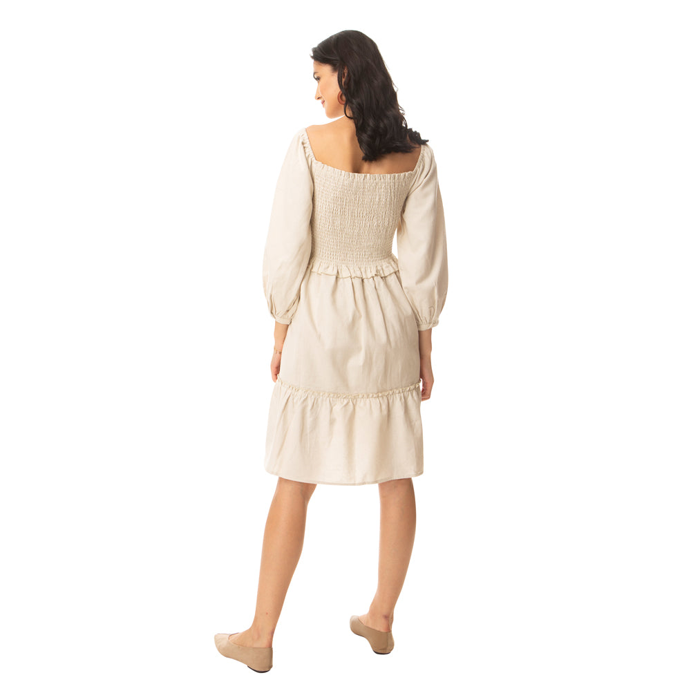 Desert Storm Smocking Dress - MyraUSA