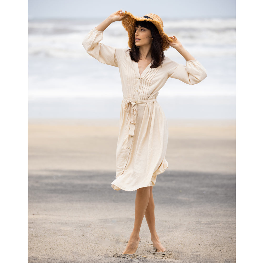 Pleety Buttoned Dress - MyraUSA