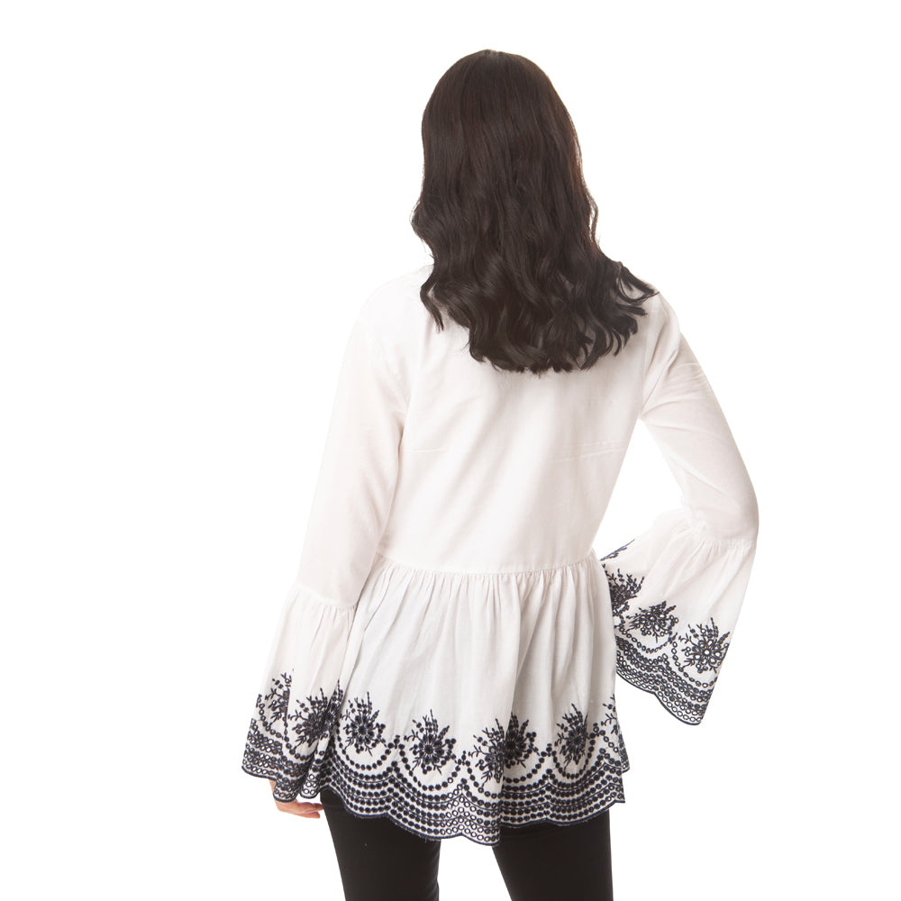 Elegant Embroidered Top - MyraUSA