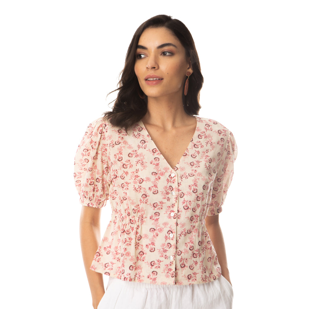 Cherry Blosmmed Crop Top - MyraUSA