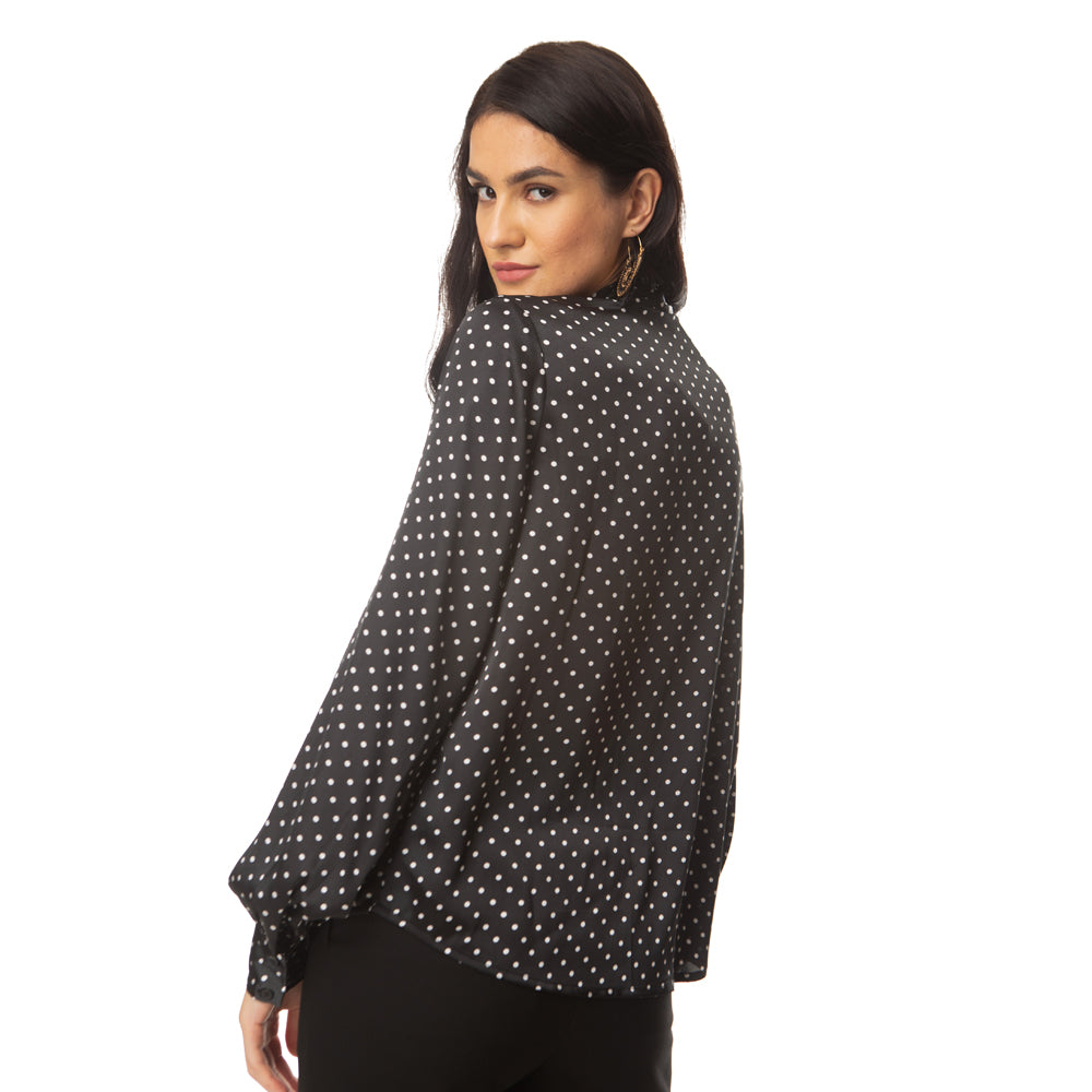 Polka Galore Bow Top - MyraUSA