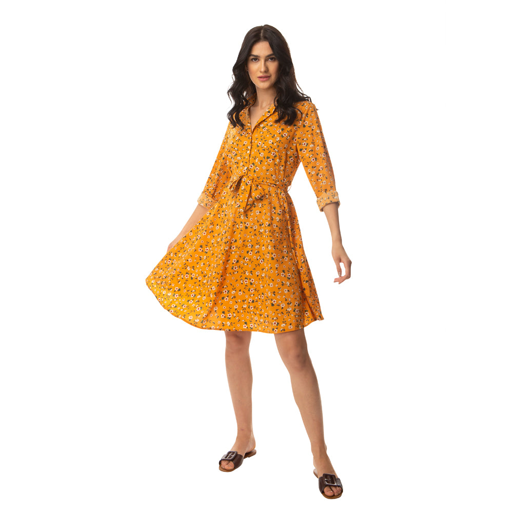 Jazzin' Belted Dress - MyraUSA