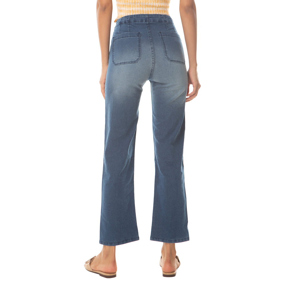 Sprico High-Waist Buttoned Jeans - MyraUSA