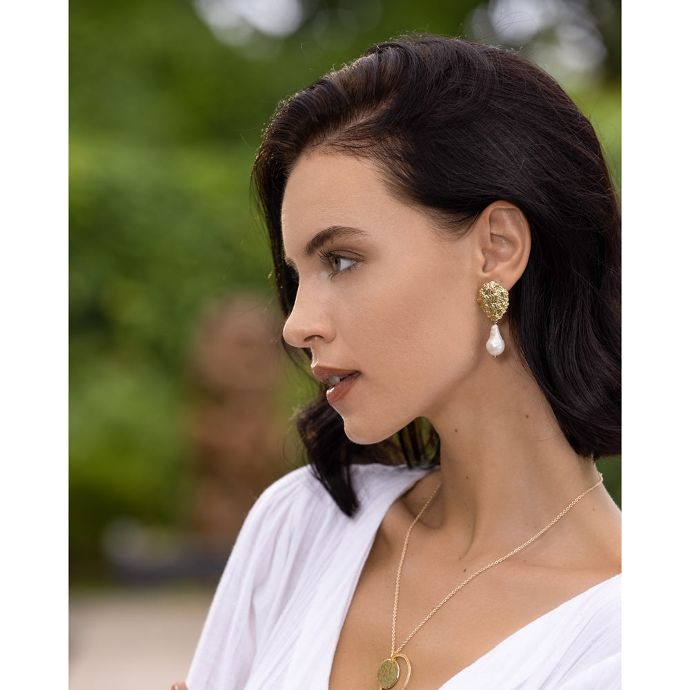 Arctic Pearl Earring - MyraUSA