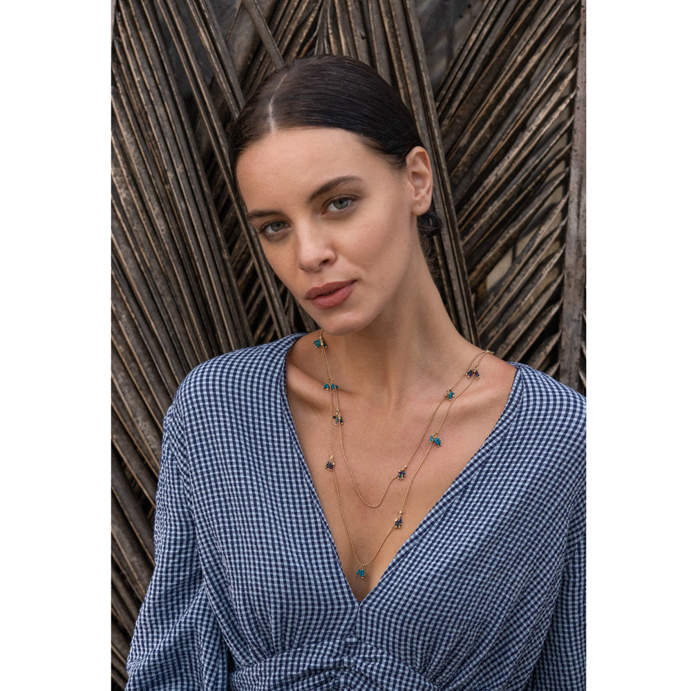 Gracious Aura Layered Necklace - MyraUSA