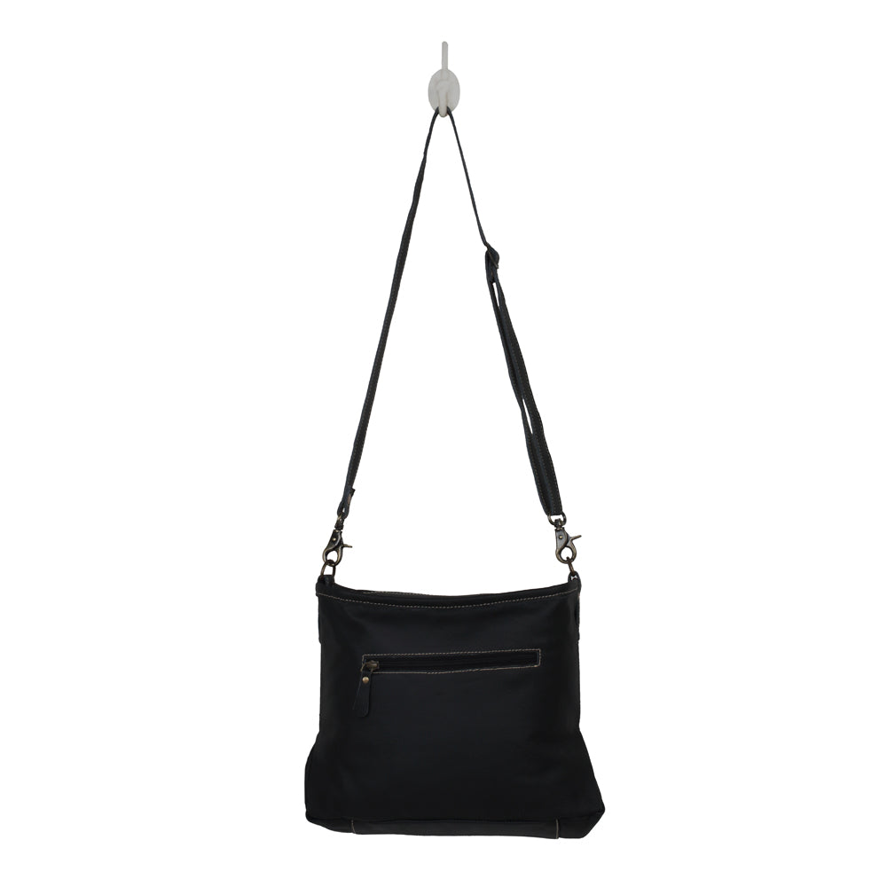 ANTIQUATED LEATHER AND HAIRON BAG - MyraUSA