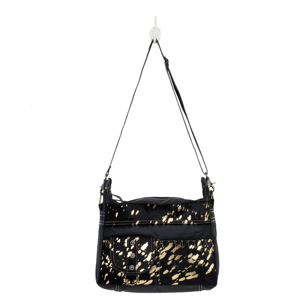 MODERN LEATHER AND HAIRON BAG - MyraUSA