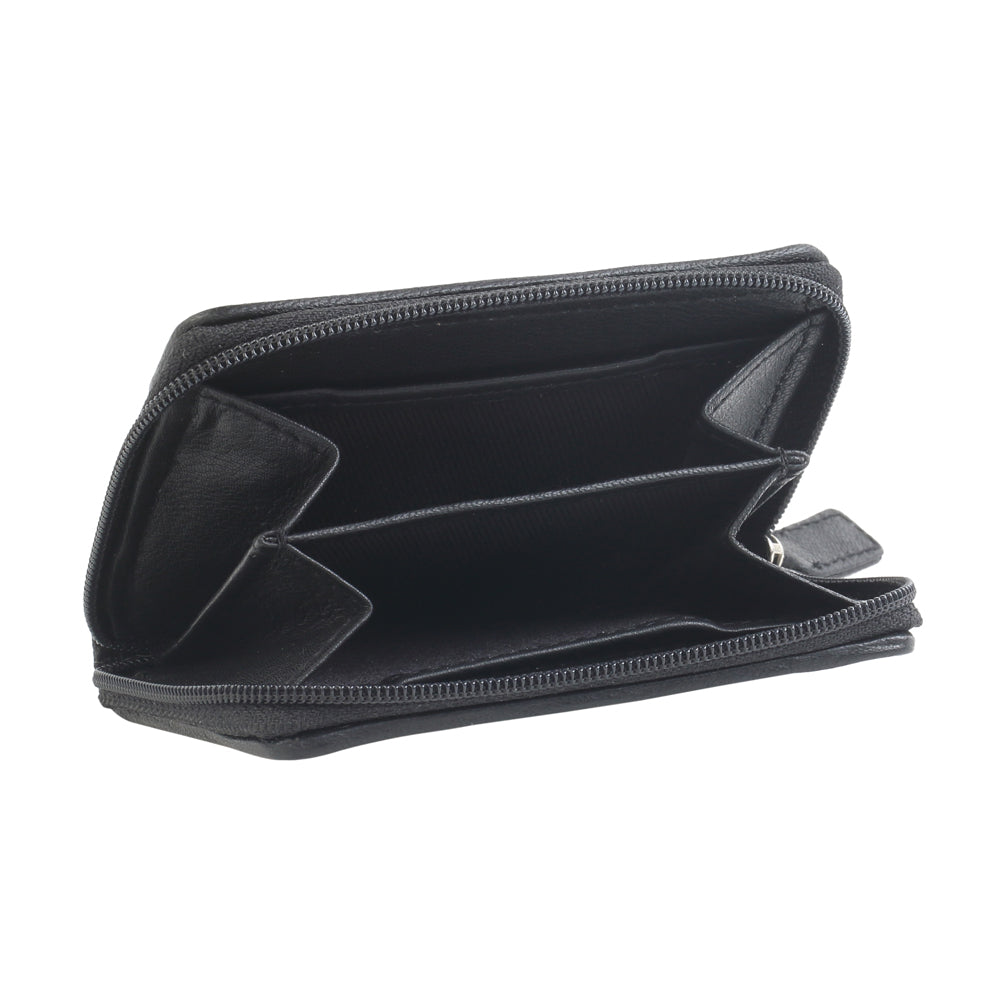 GREYSCALE LEATHER AND HAIRON WALLET - MyraUSA