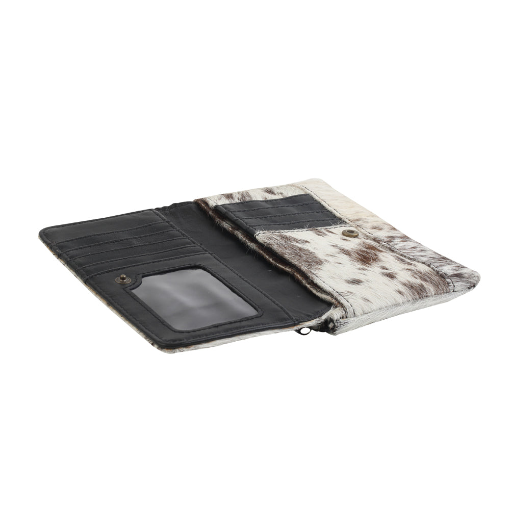 COOKIE CRUNCH LEATHER AND HAIRON WALLET - MyraUSA