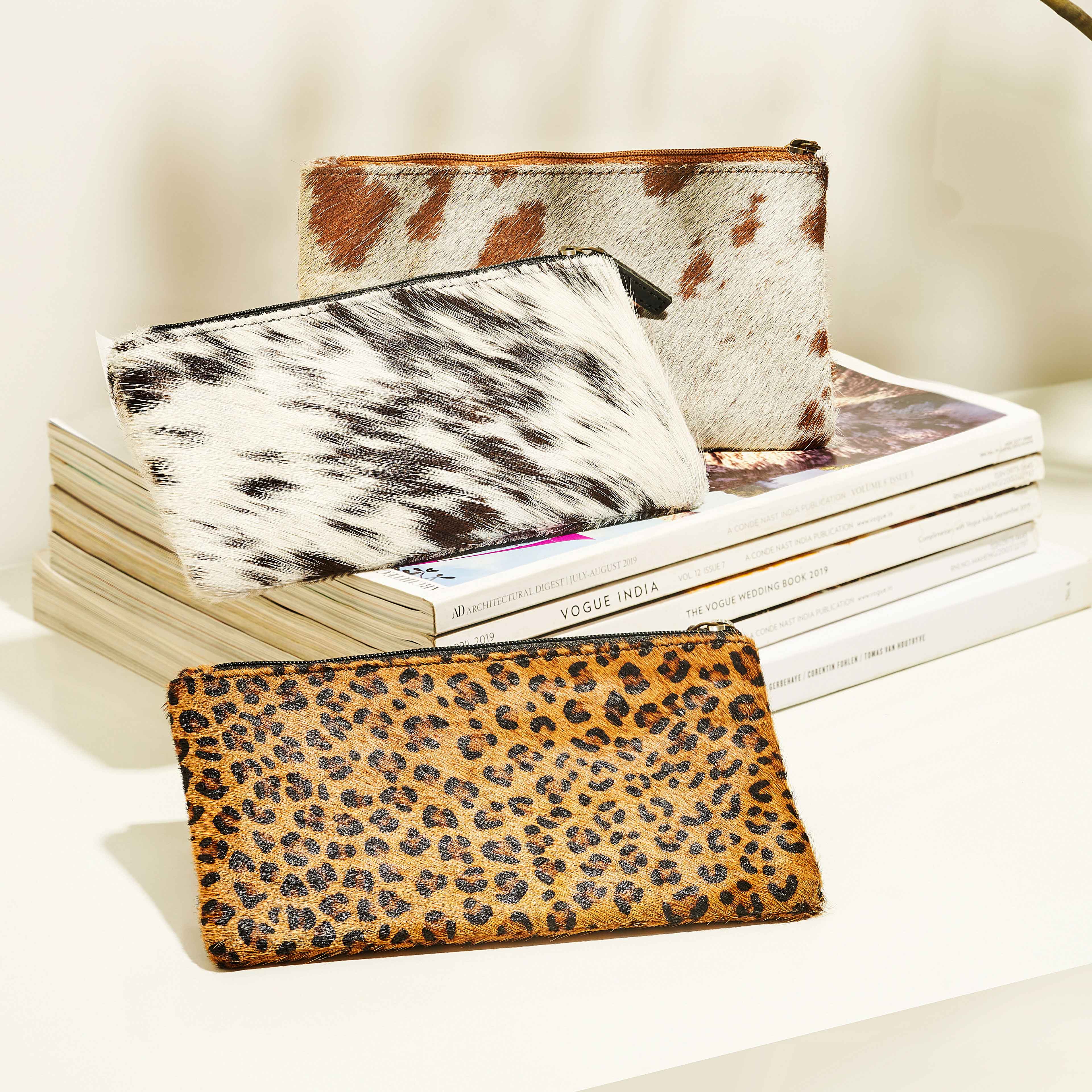 SMALL WONDER LEATHER AND HAIRON WALLET - MyraUSA