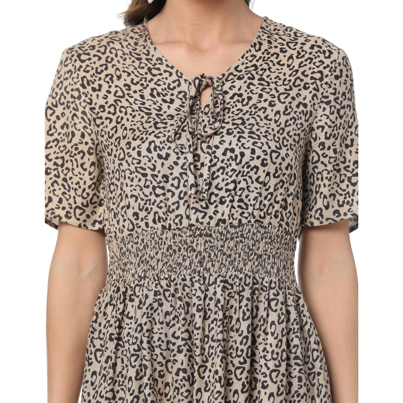 Spirited Print Dress - MyraUSA