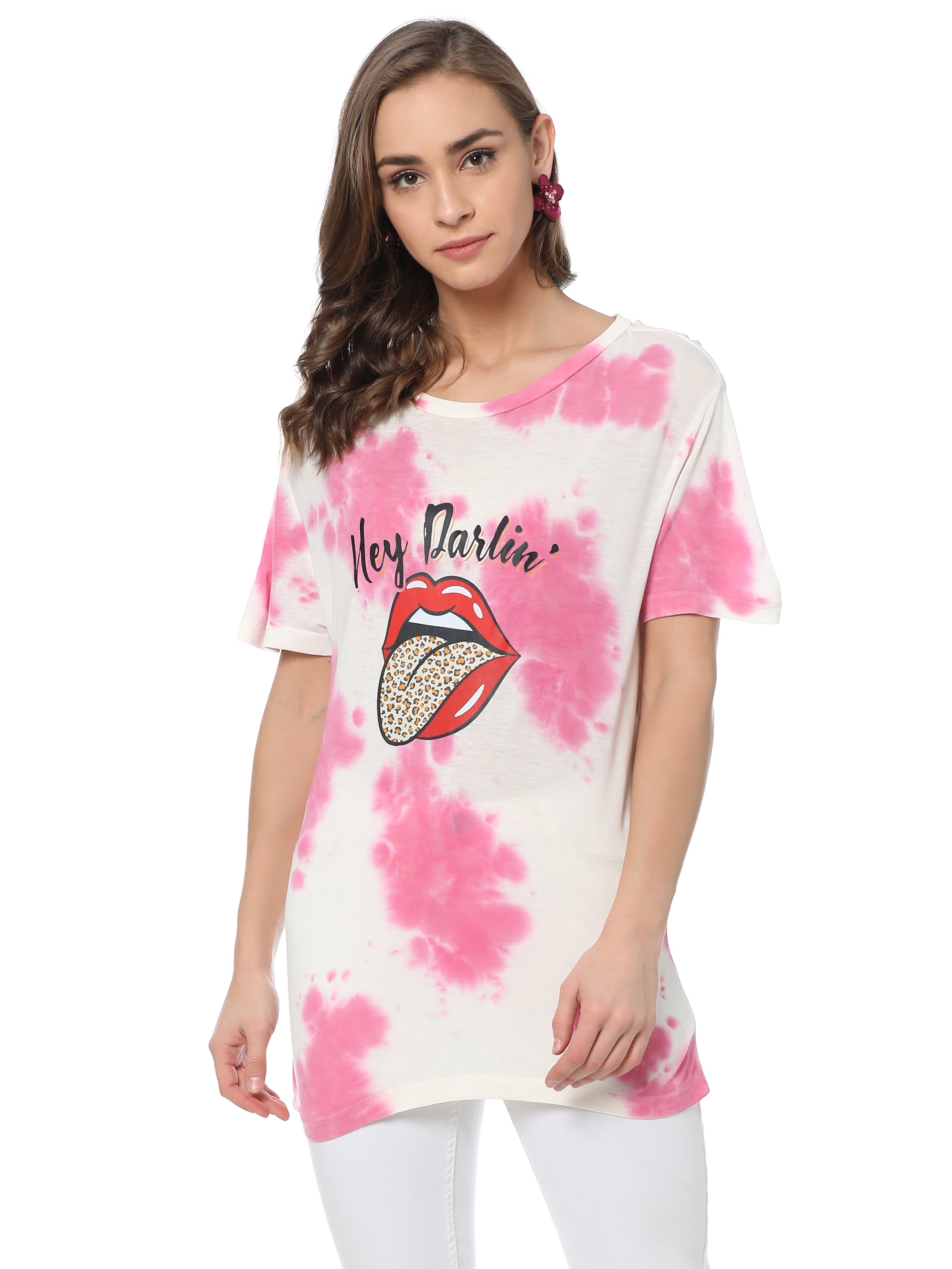 White Manic Tee - MyraUSA