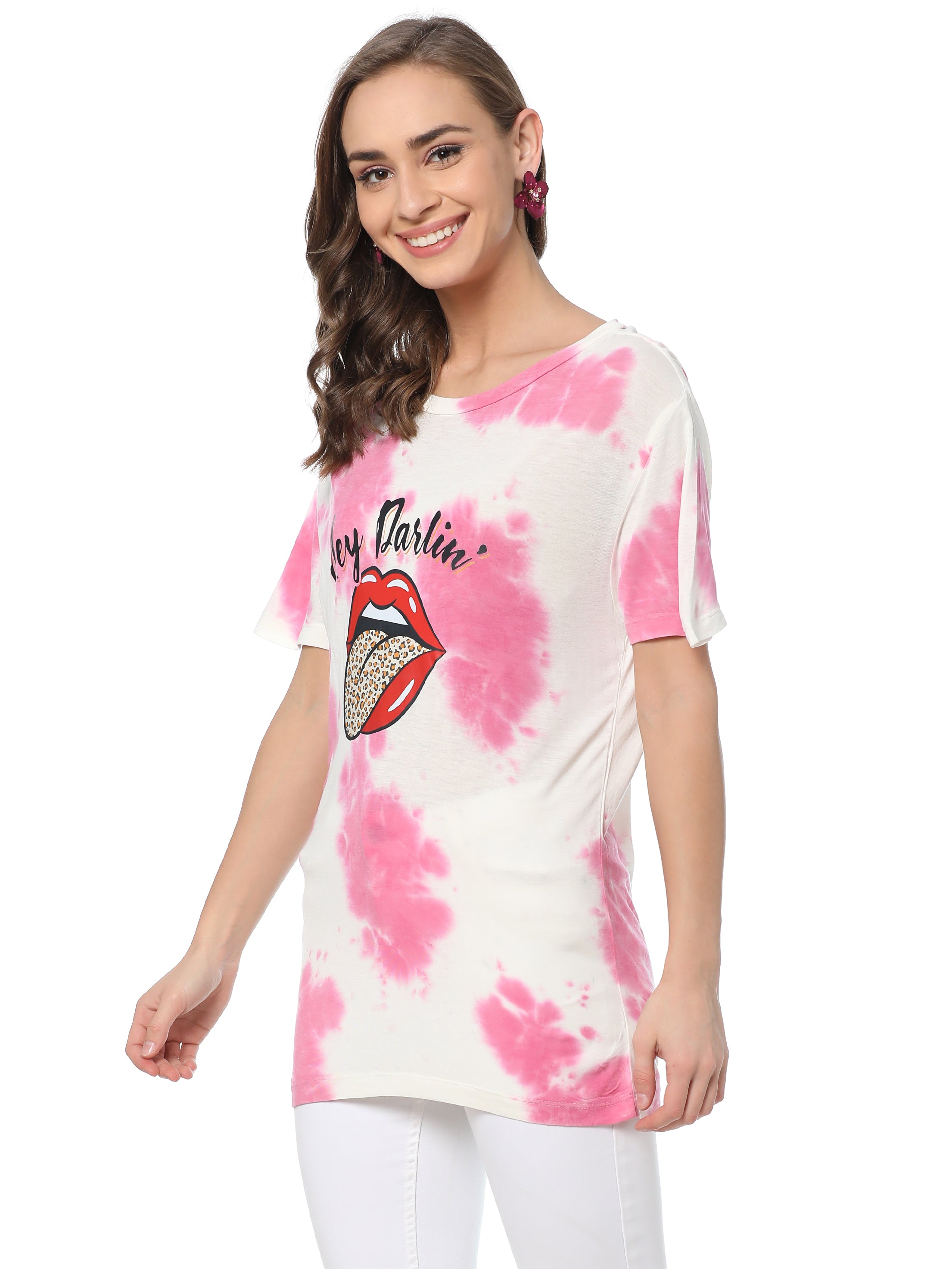 White Manic Tee - MyraUSA