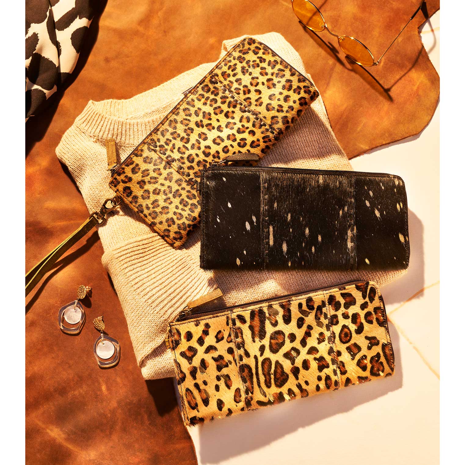 GILTED BLACK WALLET - Myra USA