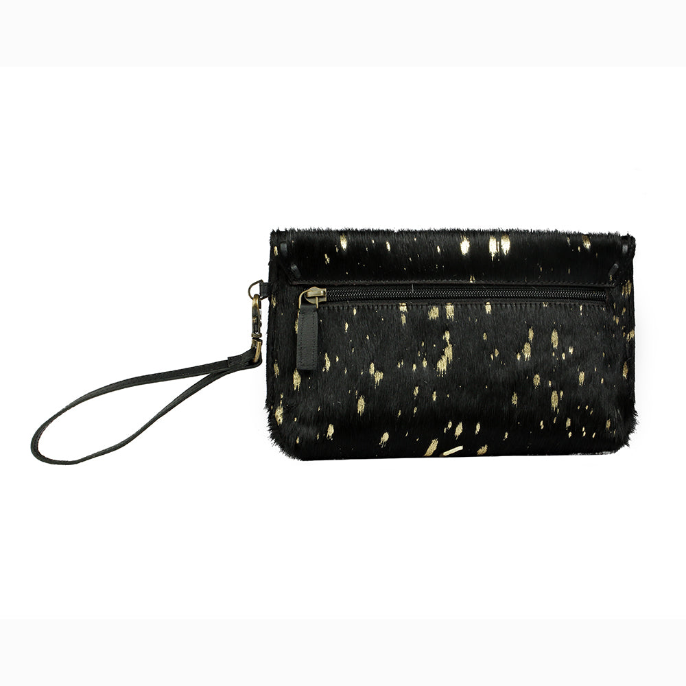 GOLD SEQUINS WALLET - Myra USA