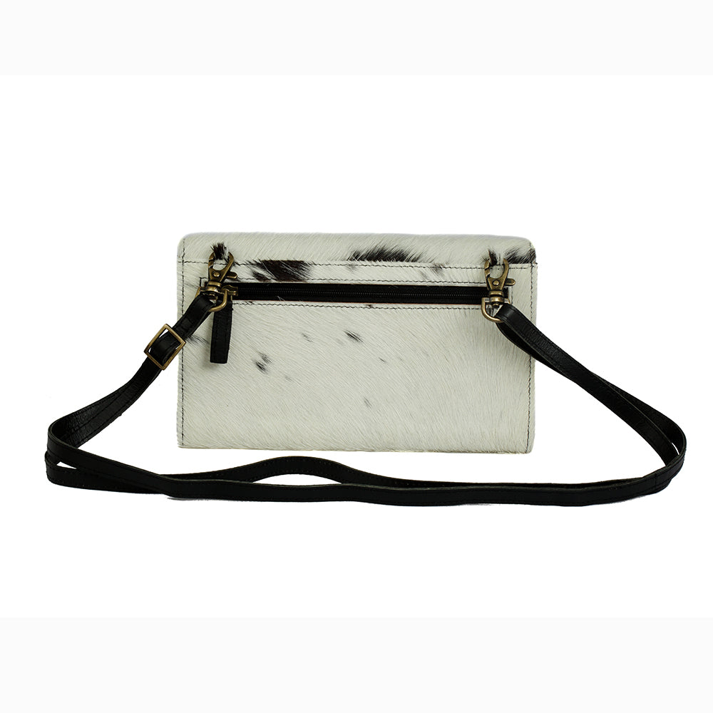 MONOCHROME HAIRON WALLET - Myra USA