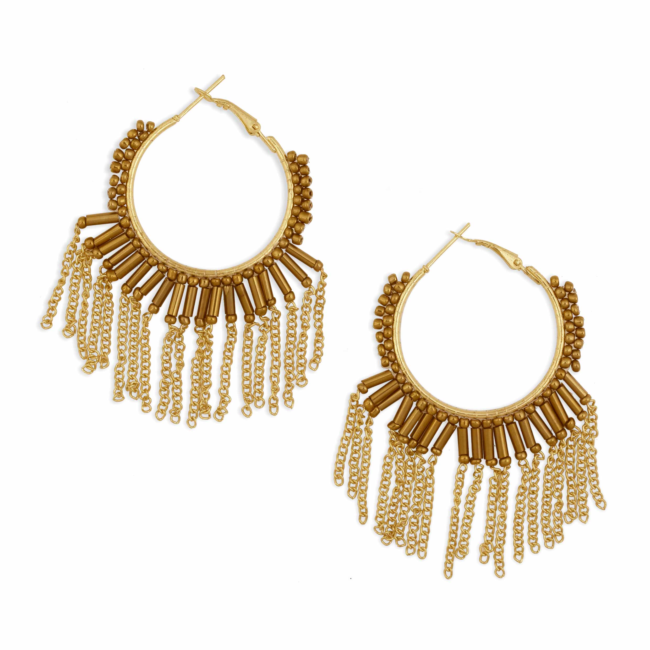 Gold Dangling Earrings - MyraUSA
