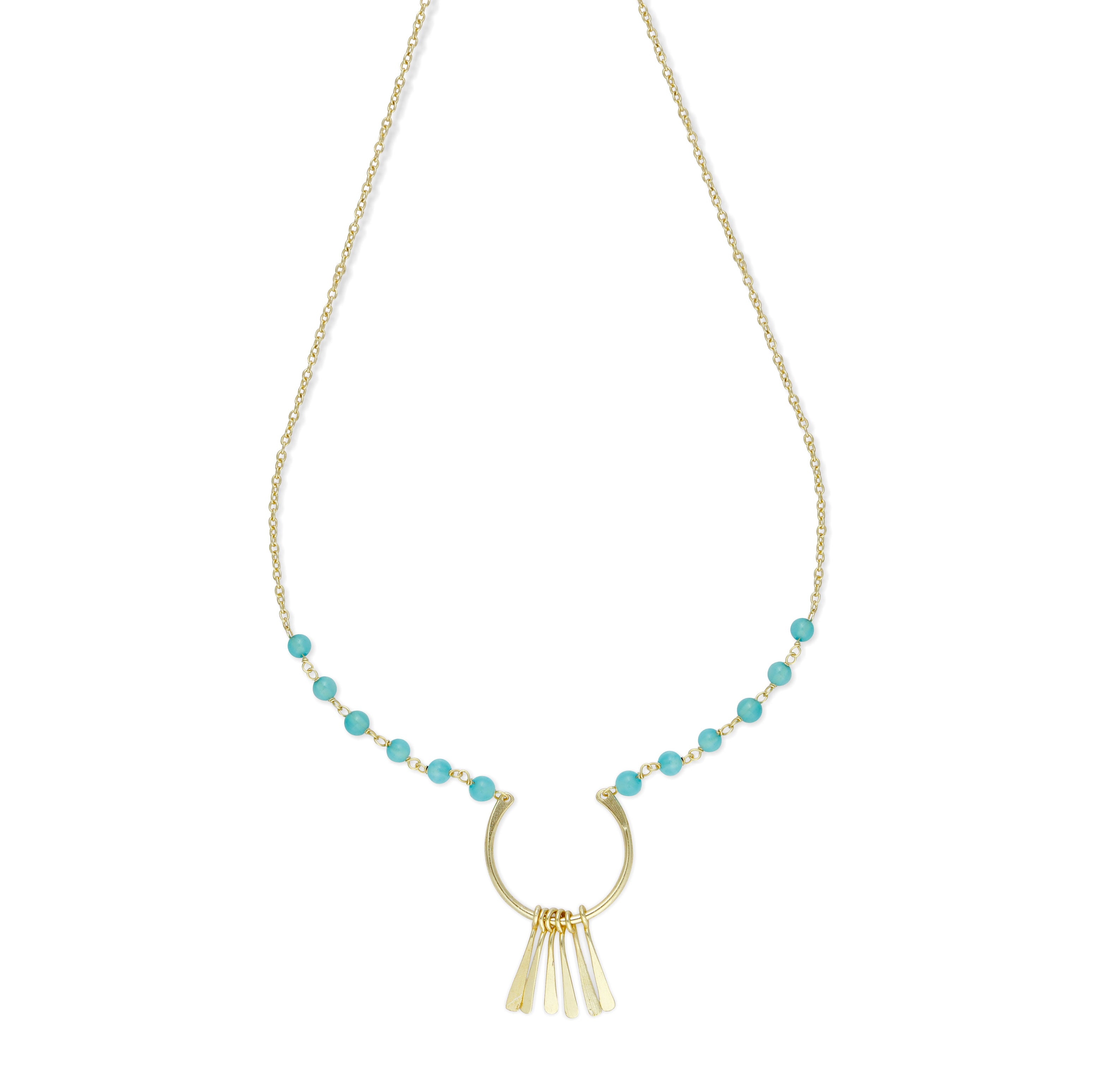 Blue Stoned Necklace - MyraUSA