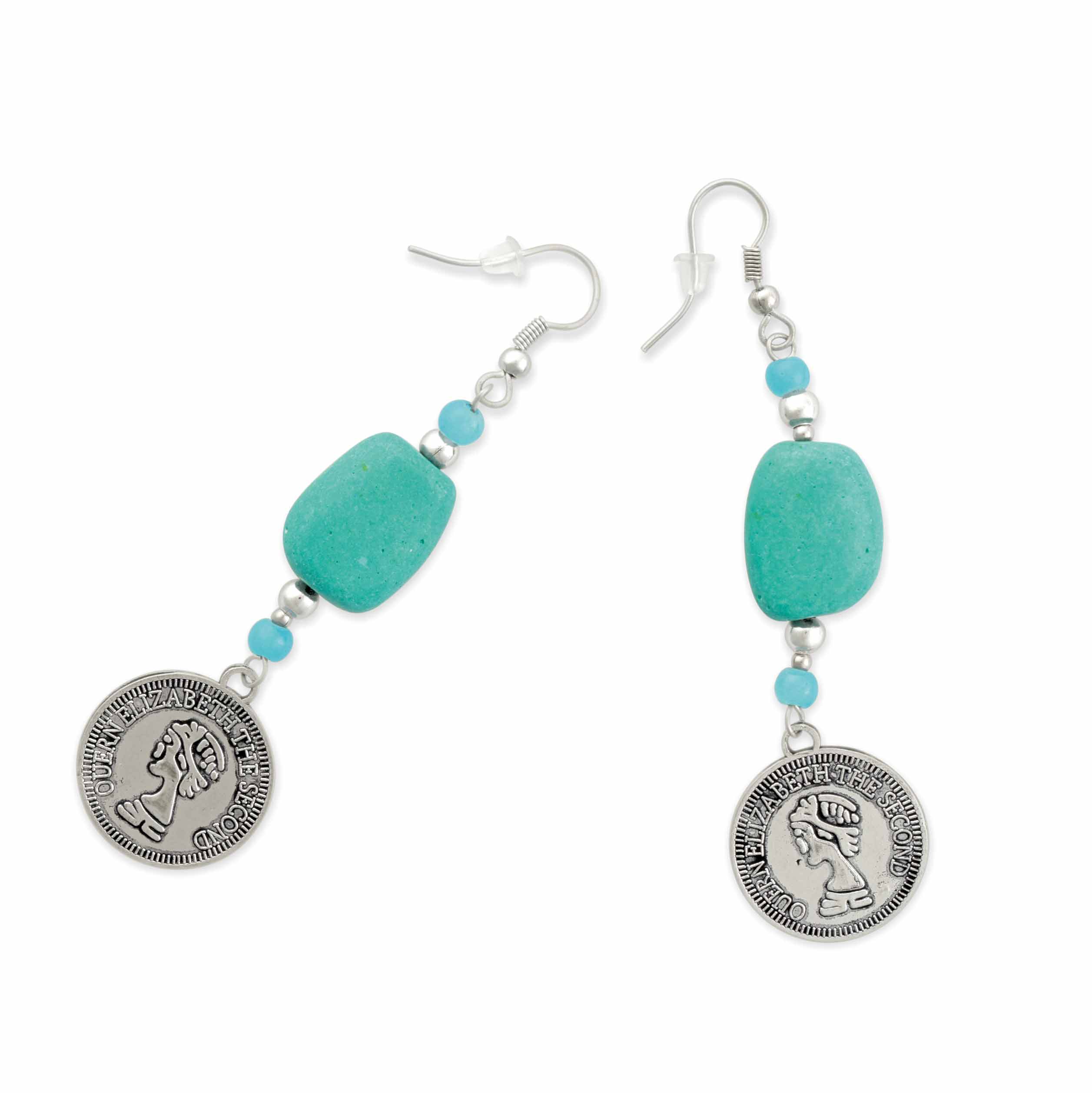 Coin Choice Drop Earrings - Myra USA