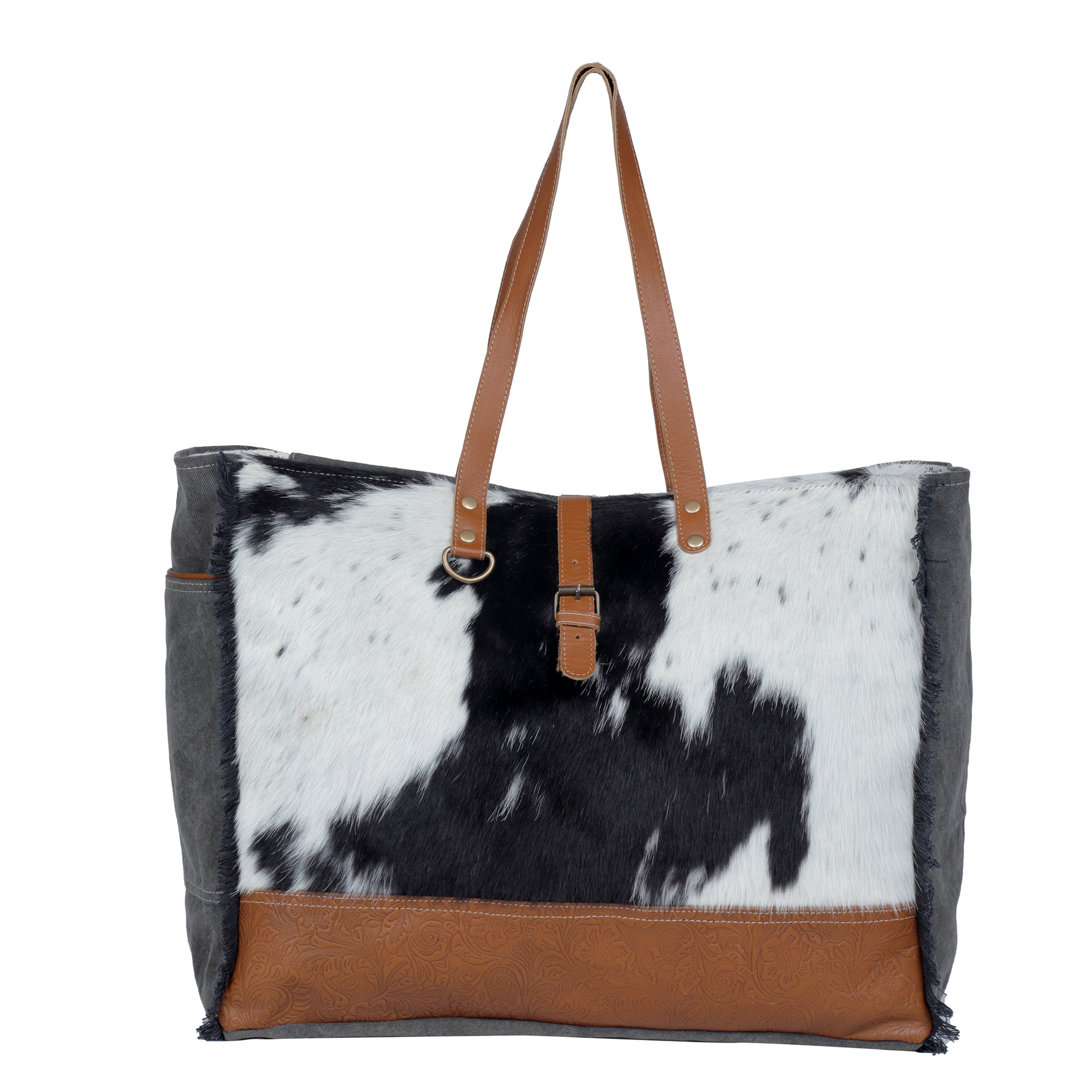 Matty Affair Canvas & Hairon Bag - MyraUSA