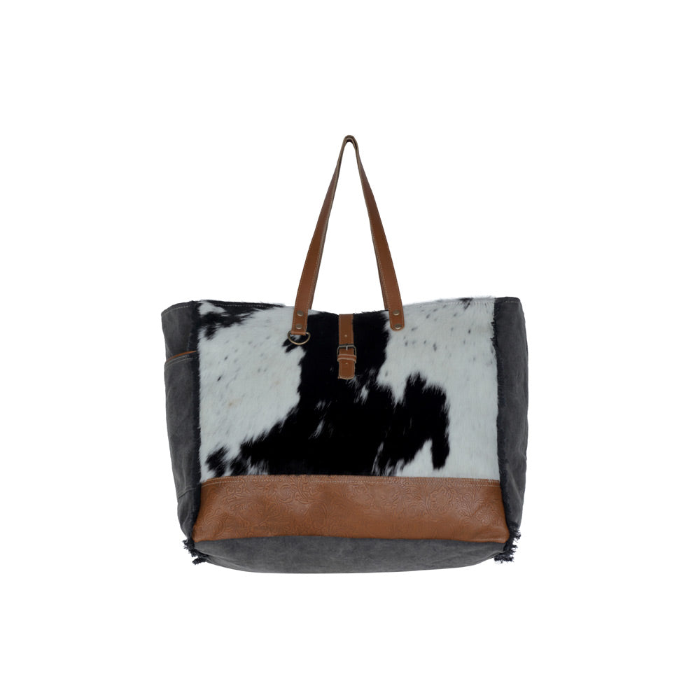 Matty Affair Canvas & Hairon Bag - MyraUSA