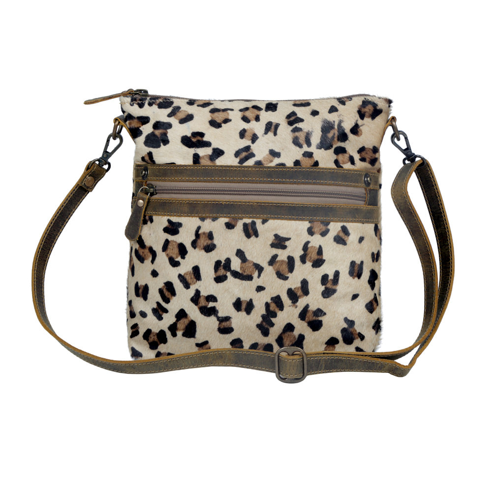 Charisma Leopard Print Leather & Hairon Bag - Myra USA
