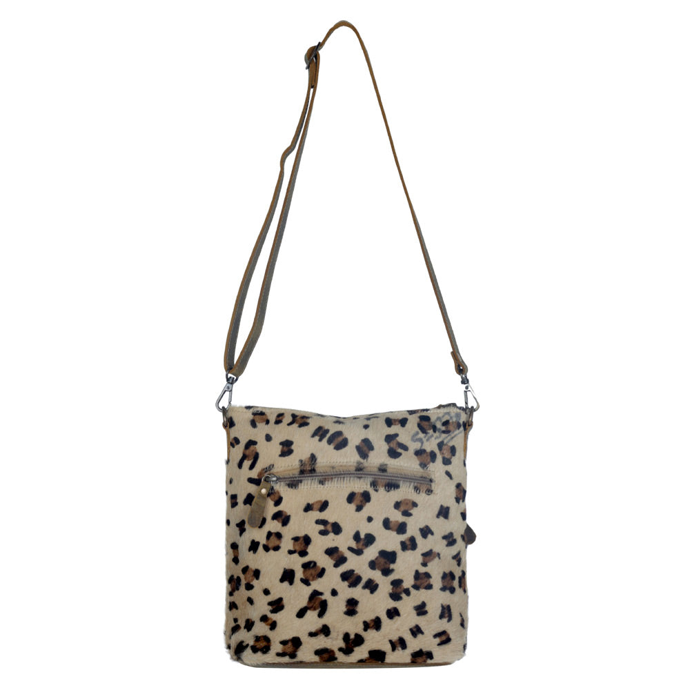Charisma Leopard Print Leather & Hairon Bag - Myra USA