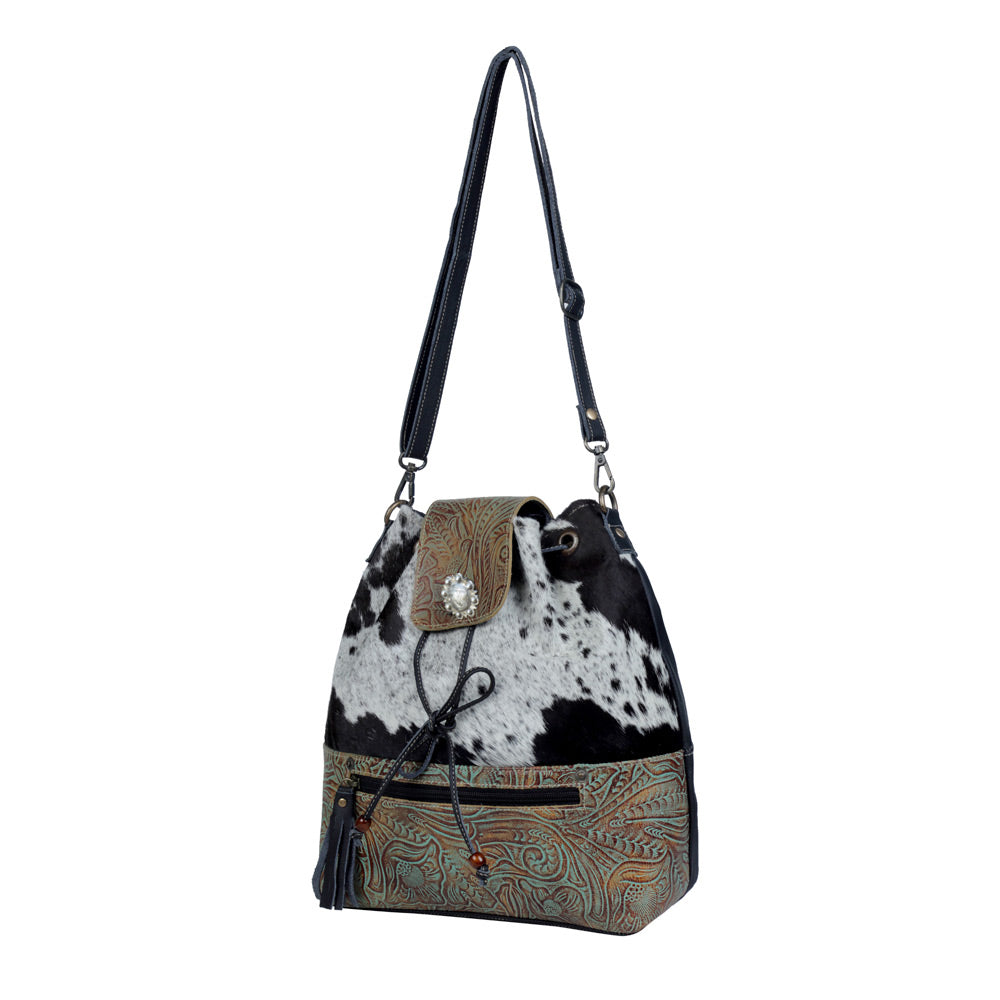 Alpha Leather & Hairon Bag - Myra USA