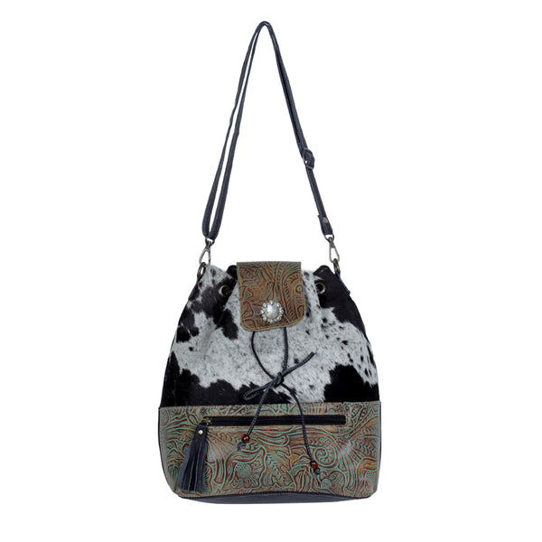 Alpha Leather & Hairon Bag - Myra USA