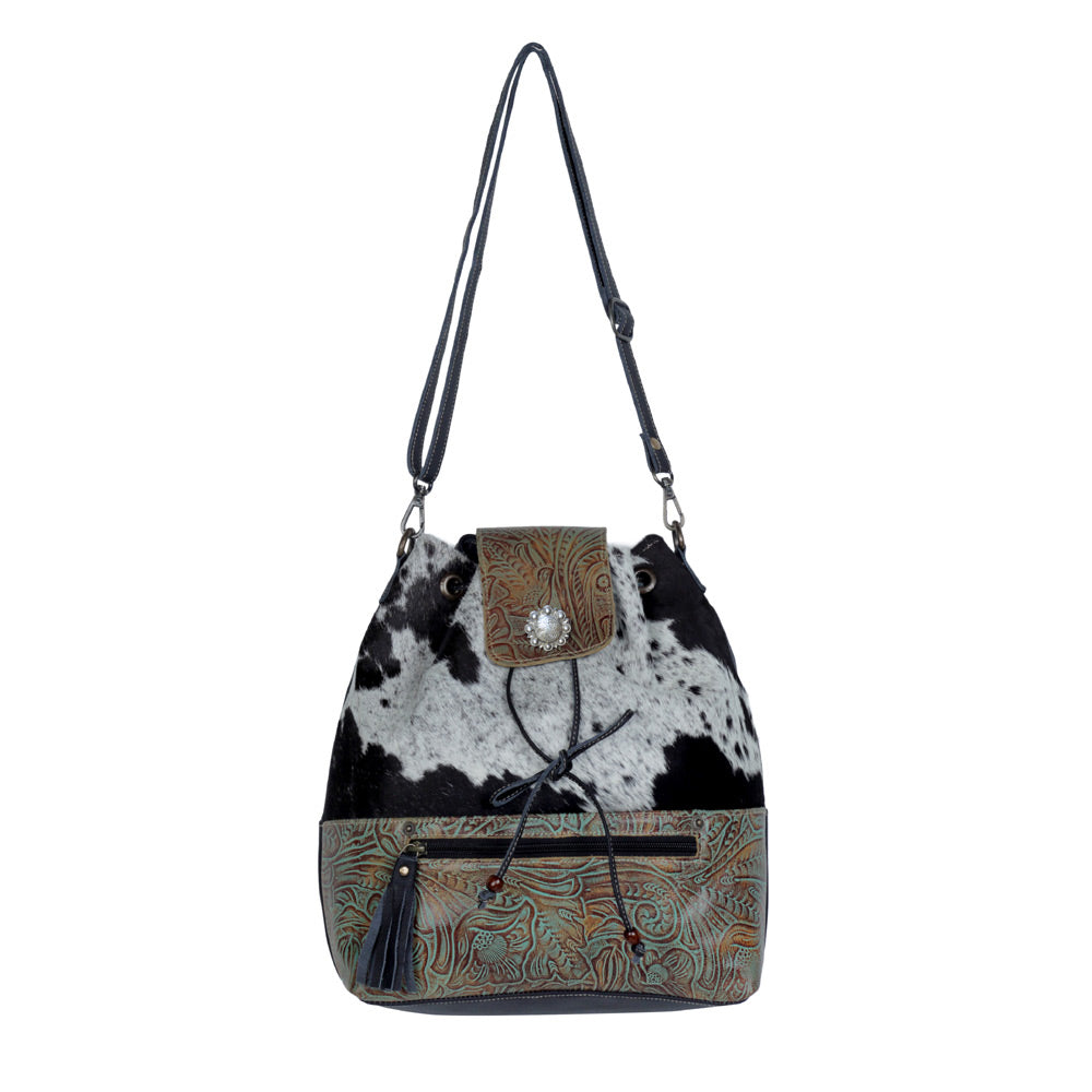 Alpha Leather & Hairon Bag - Myra USA