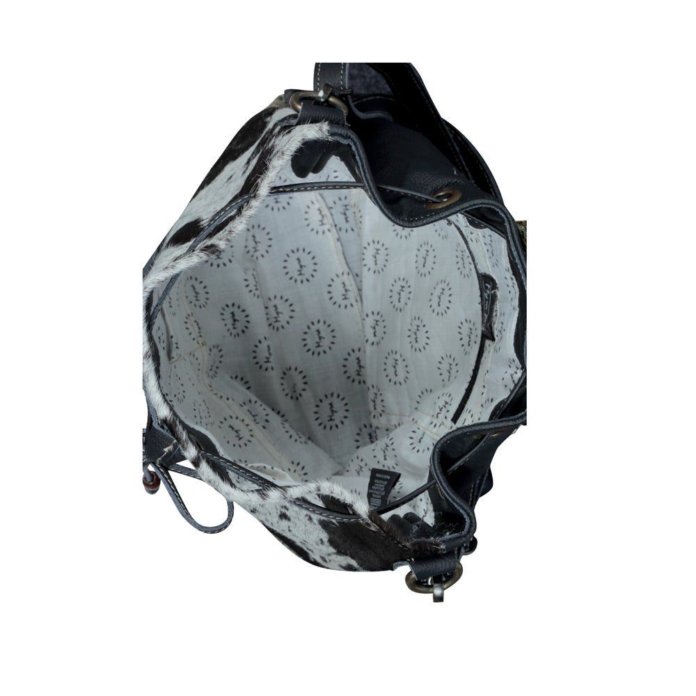 Alpha Leather & Hairon Bag - Myra USA