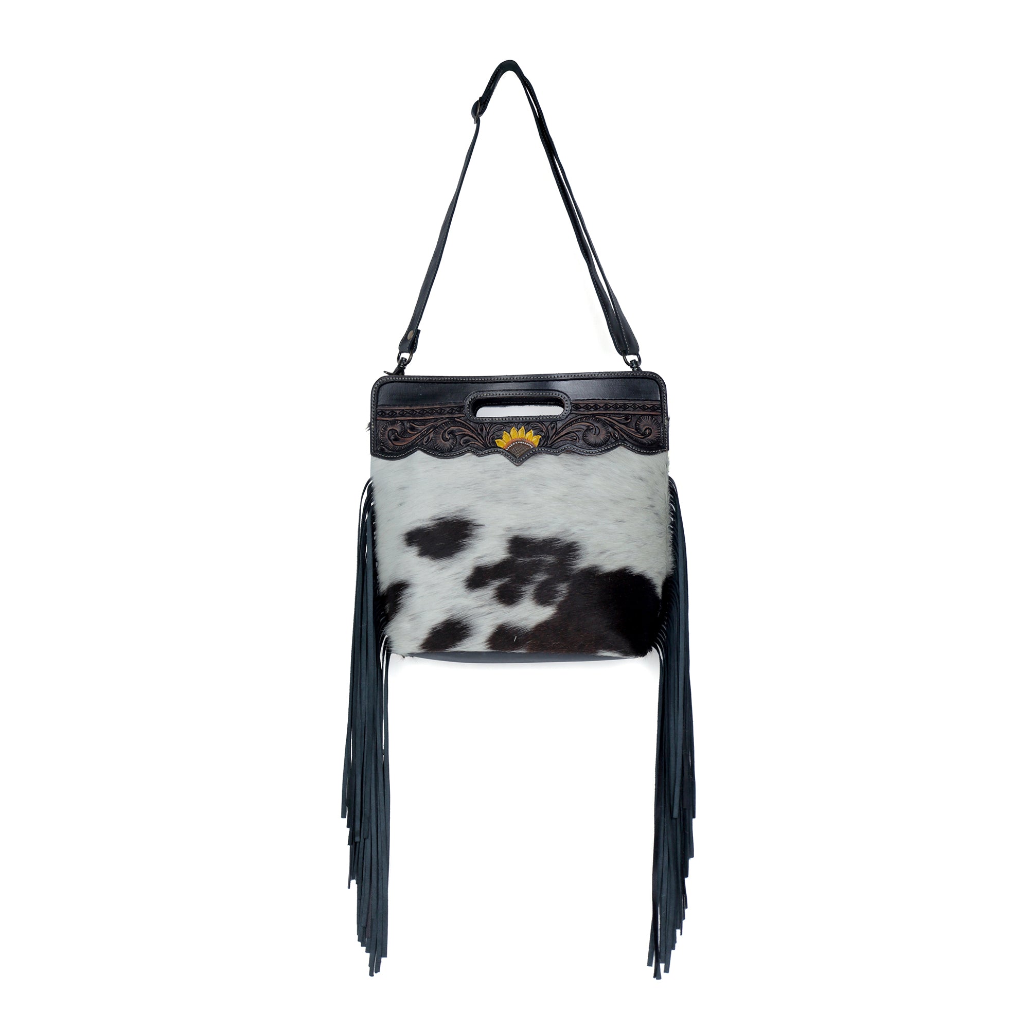 Eclectic Embossed Hand-Tooled Bag - Myra USA