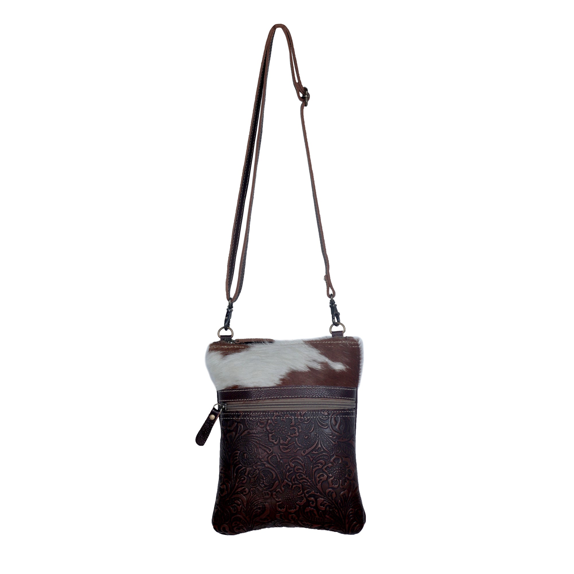 Tangled Vine Leather & Hairon Bag - Myra USA