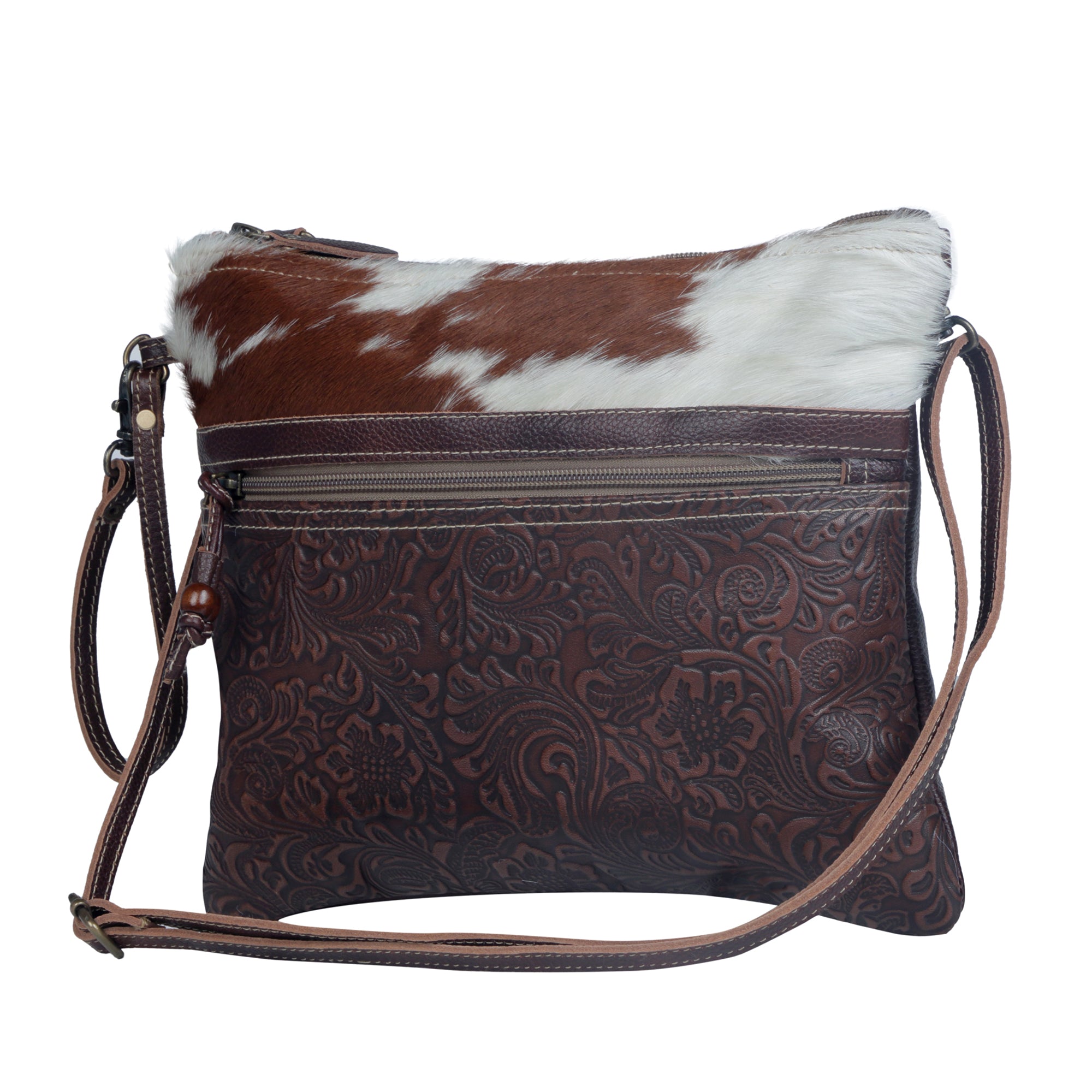 Halcyon Leather & Hairon Bag - Myra USA