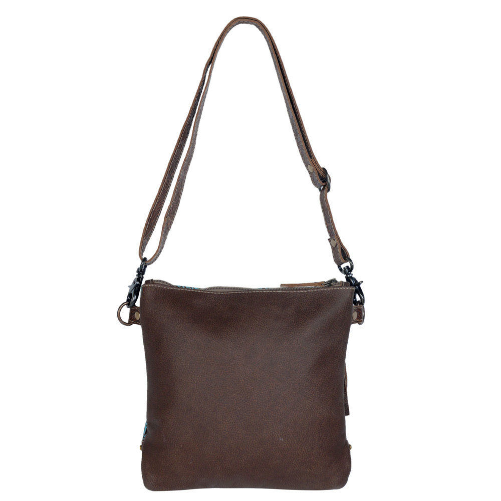 Azure Aesthetic Leather & Hairon Bag - Myra USA