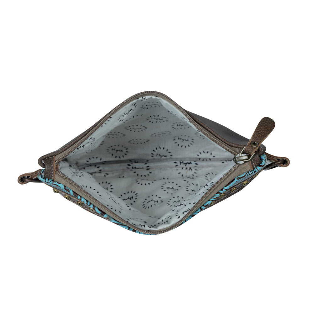 Azure Aesthetic Leather & Hairon Bag - Myra USA