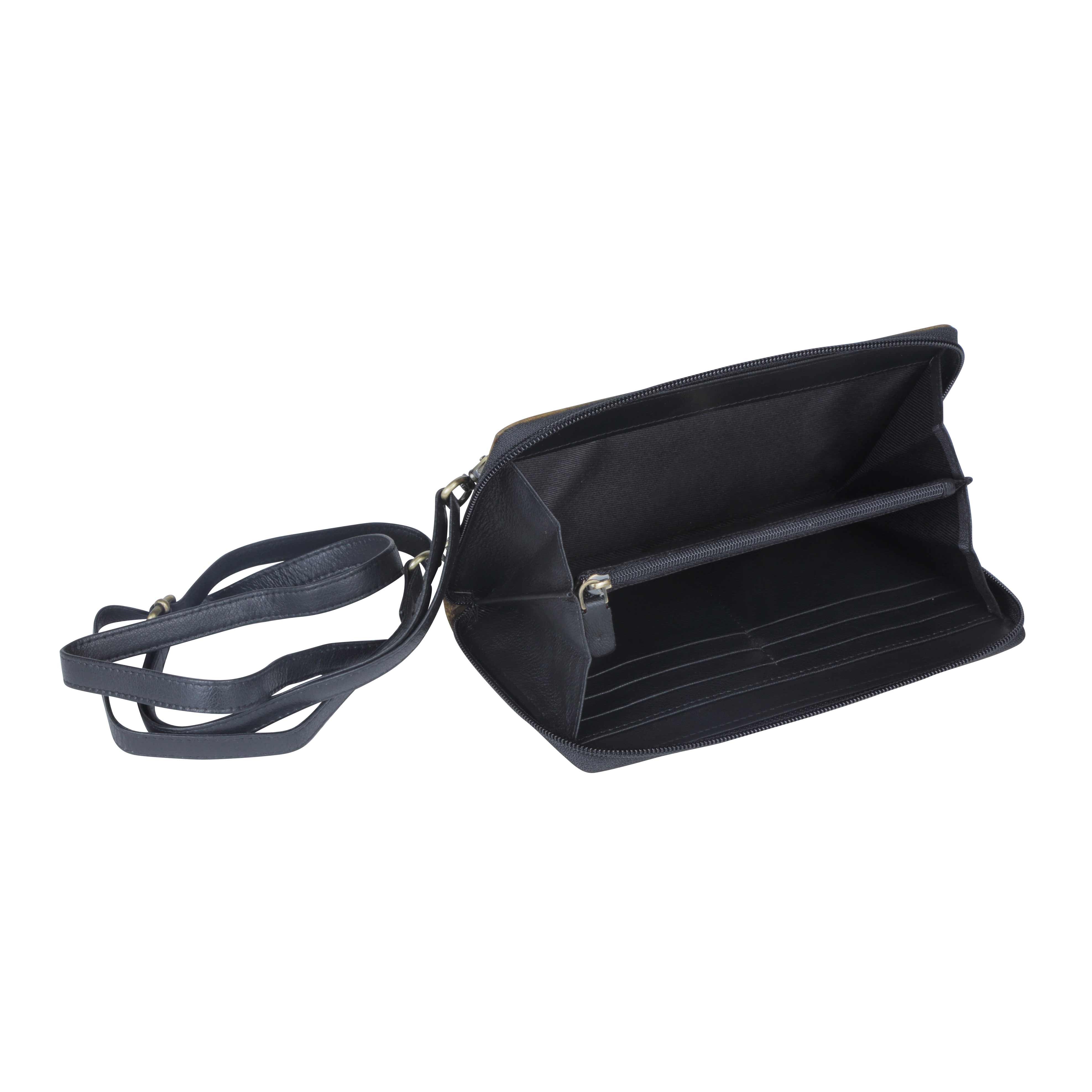 Solemn Brown Phone Holder Wallet - MyraUSA