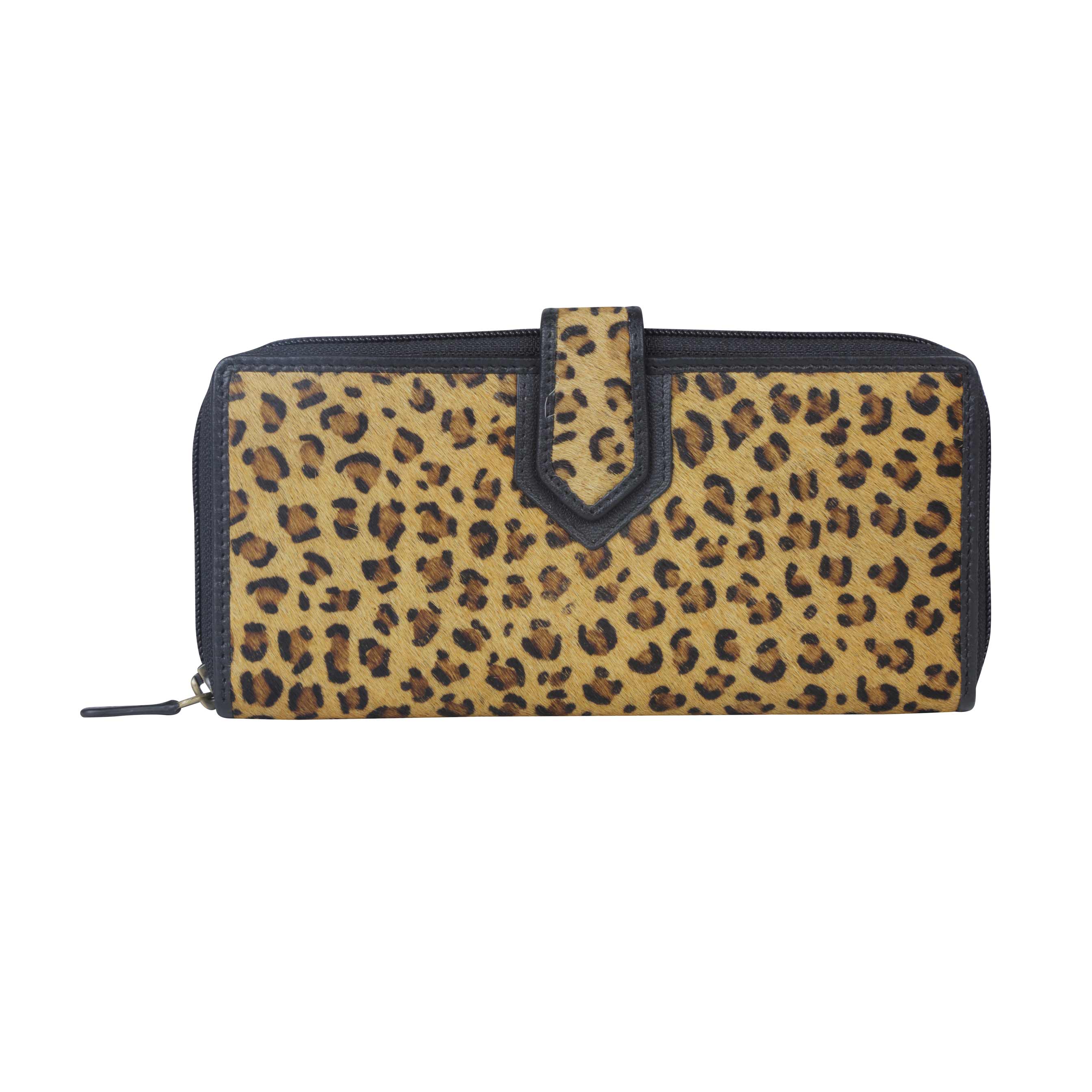 Gutsy Leopard Print Wallet - MyraUSA