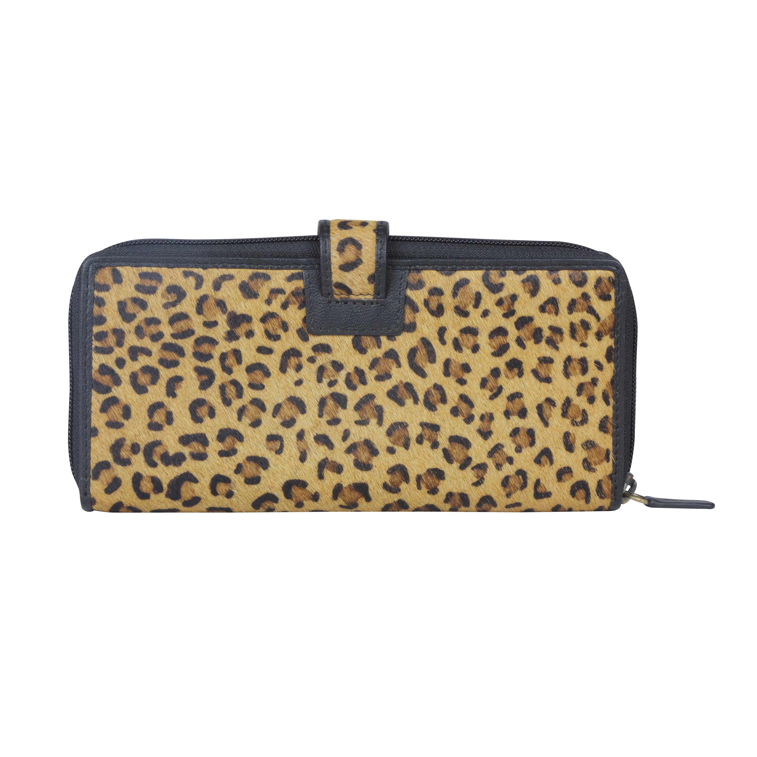 Gutsy Leopard Print Wallet - MyraUSA