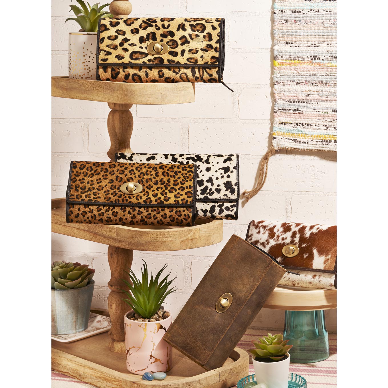 Graceful Leopard Print Wallet - MyraUSA