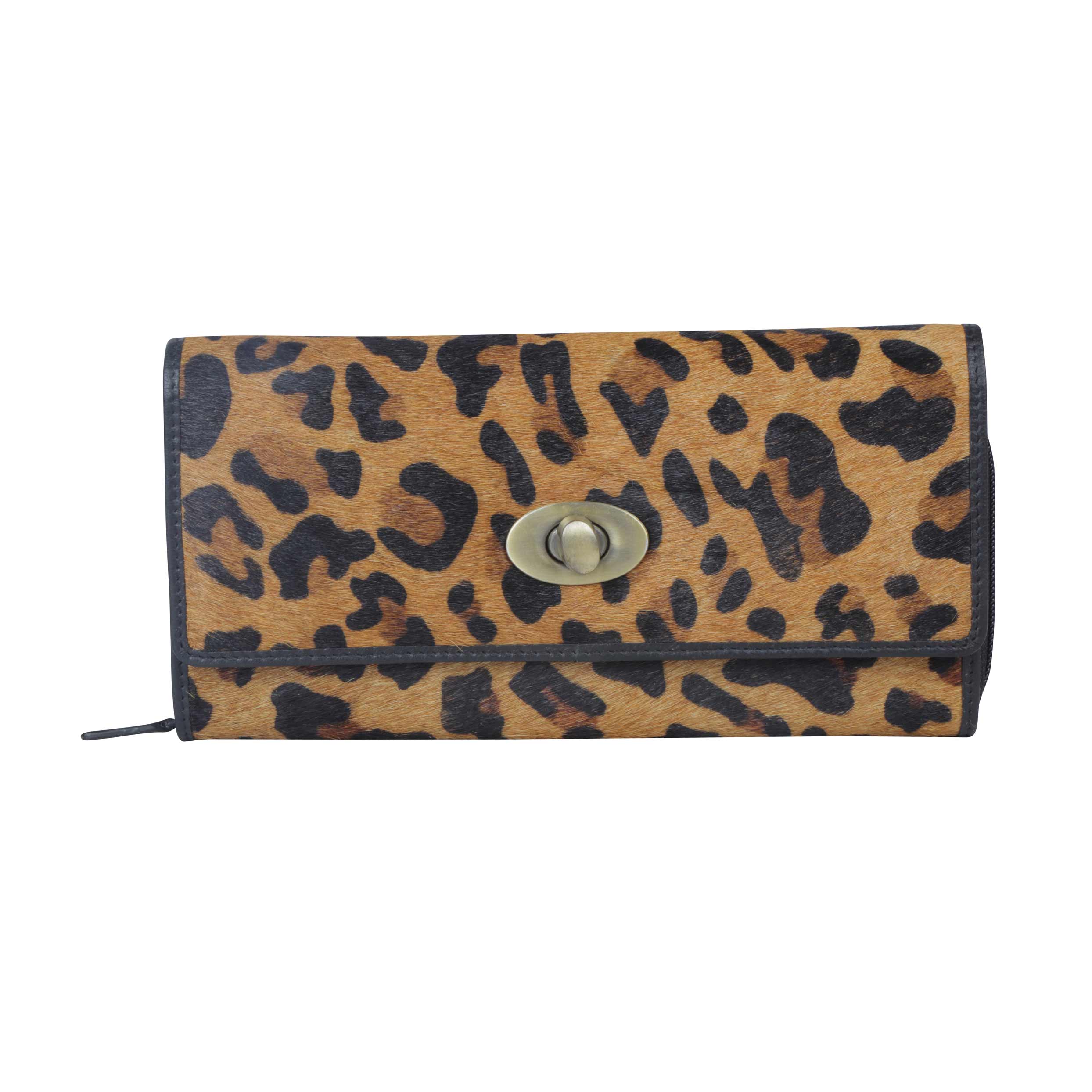 Genteel Leopard Print Wallet - MyraUSA