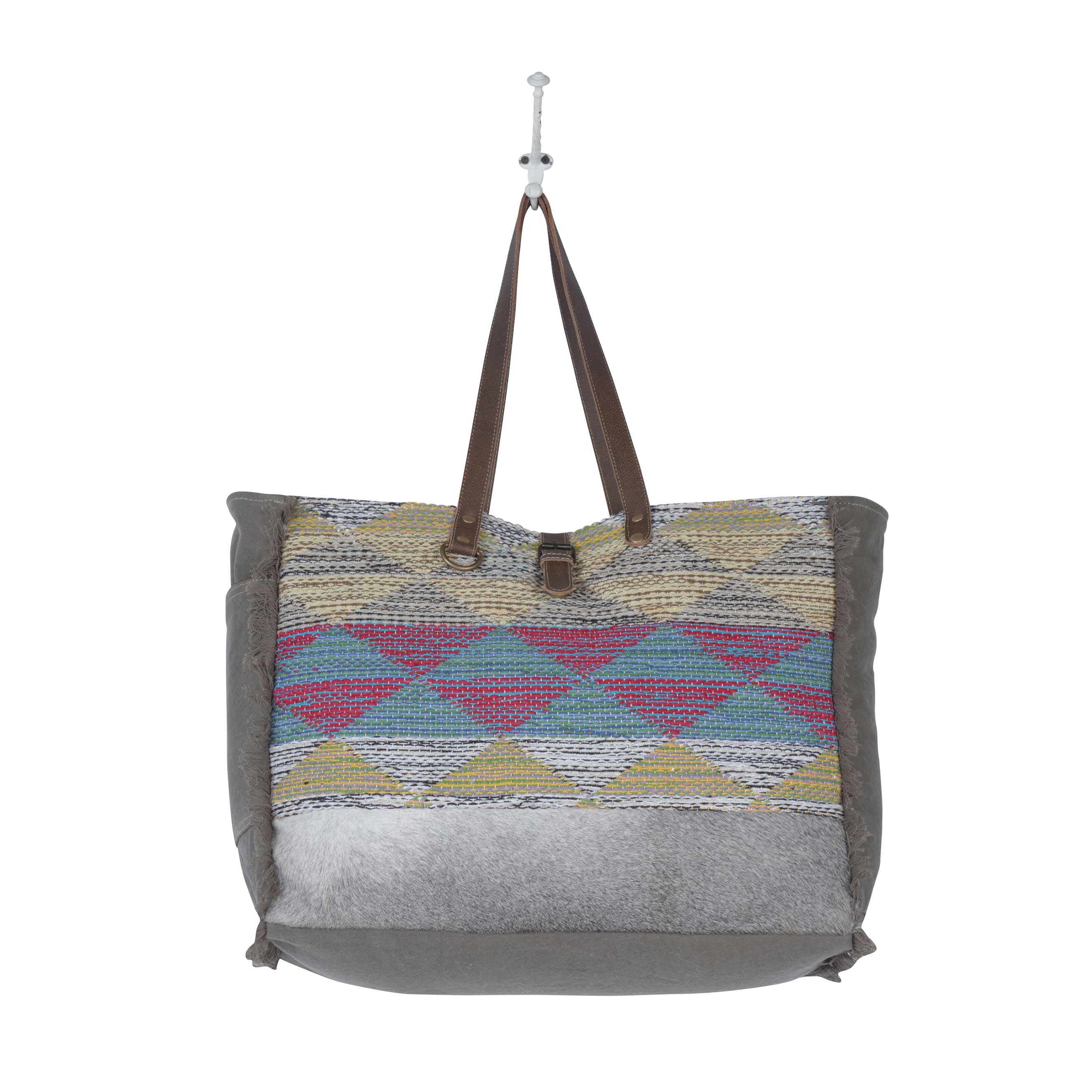 Vibrant Pyramids Weekender Bag - MyraUSA