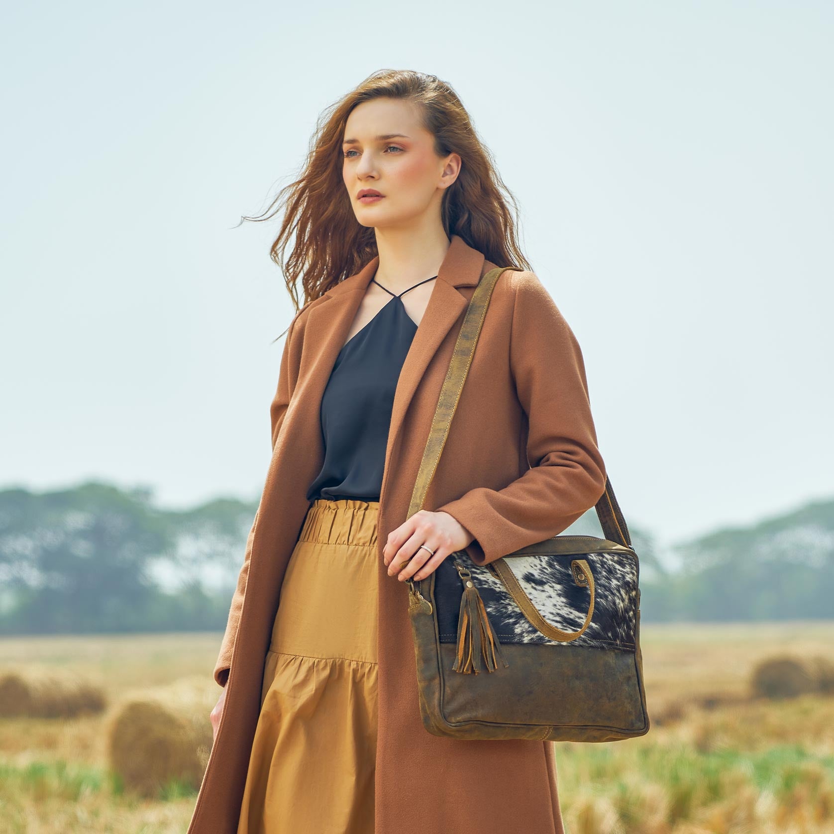 Sombre Hues Laptop Bag - MyraUSA