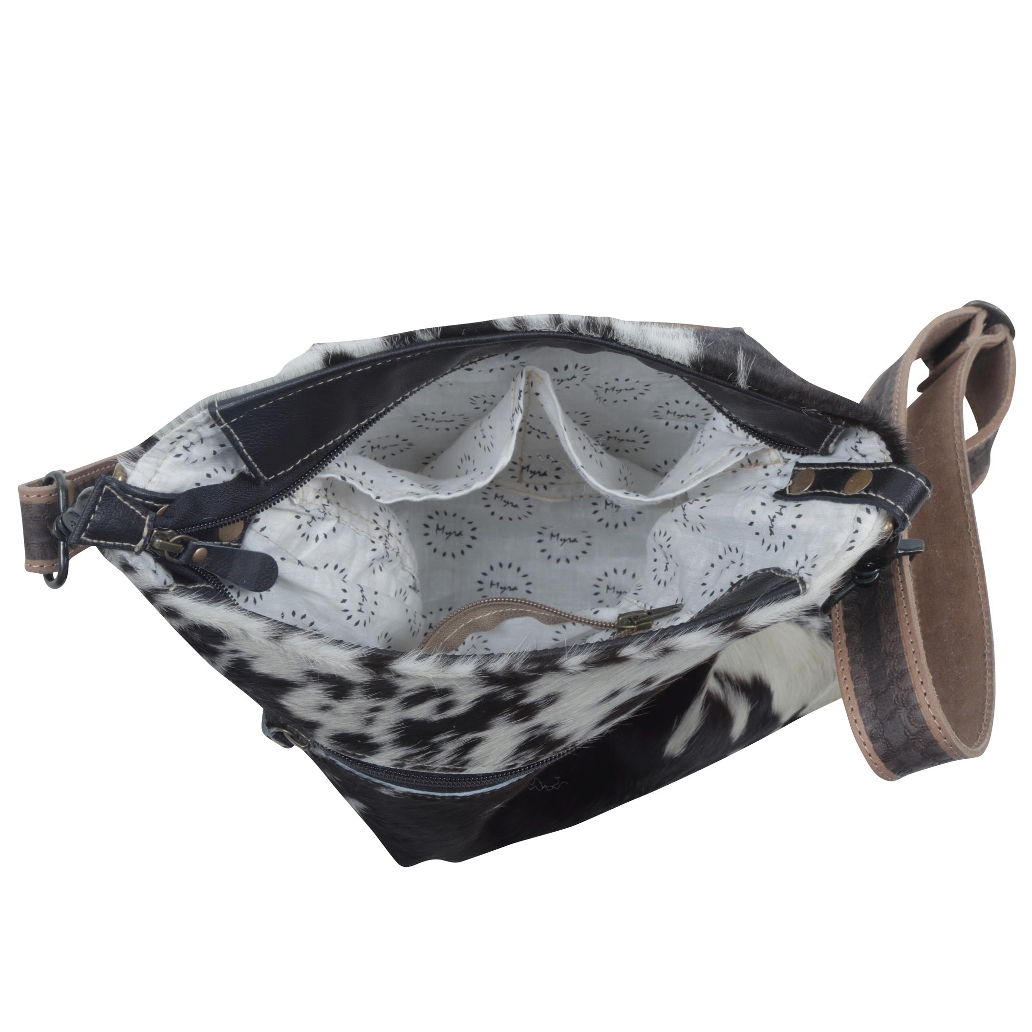 Flowering Hand-Tooled Bag - MyraUSA