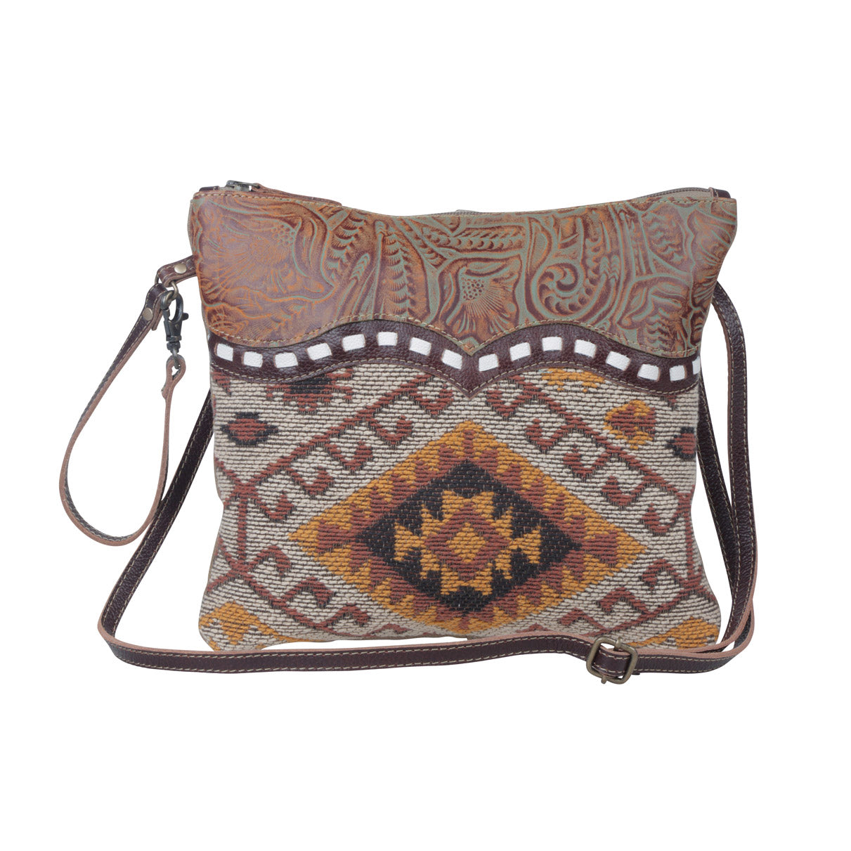 Lilies Small & Crossbody Bag - MyraUSA