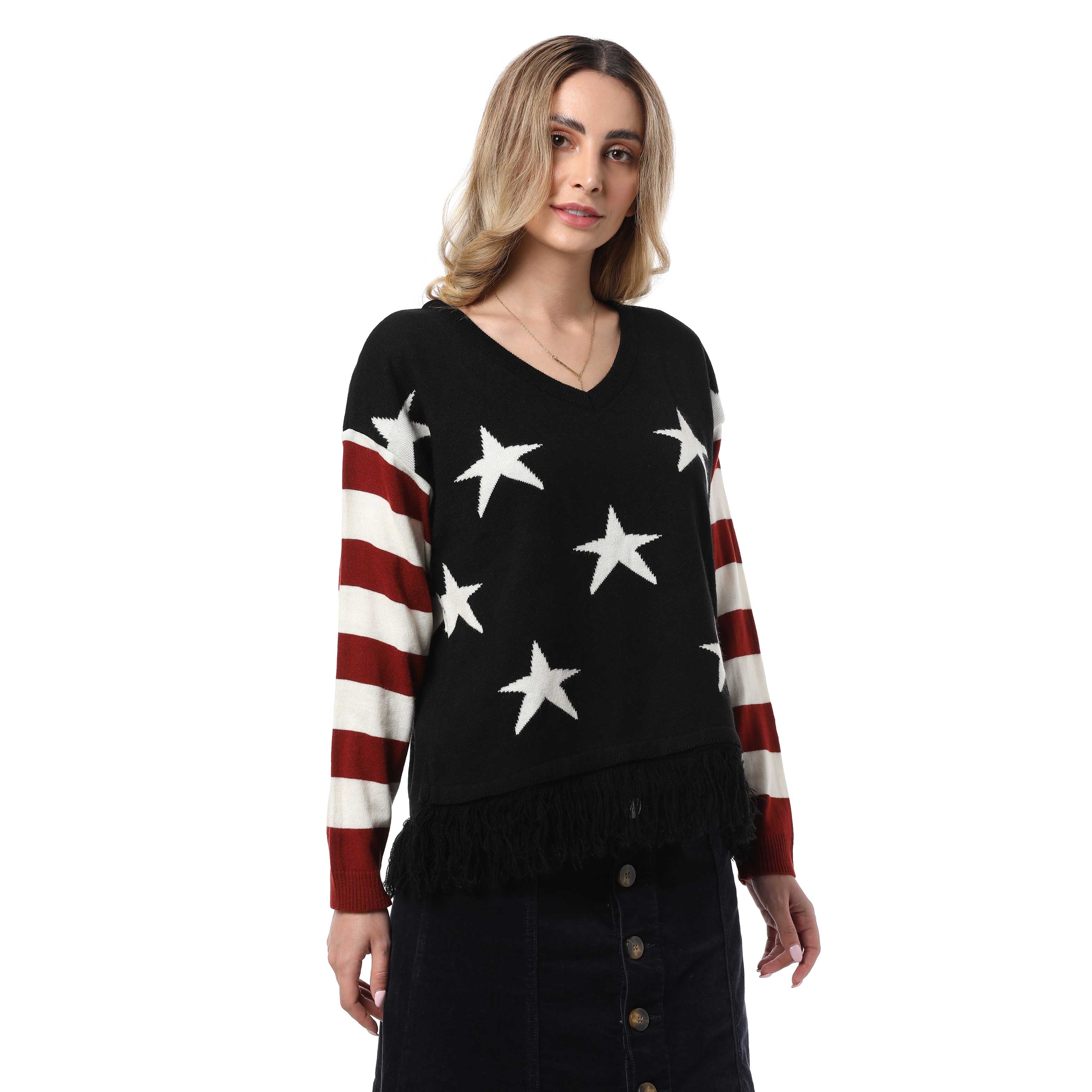 Wintech Fringe Sweater - MyraUSA