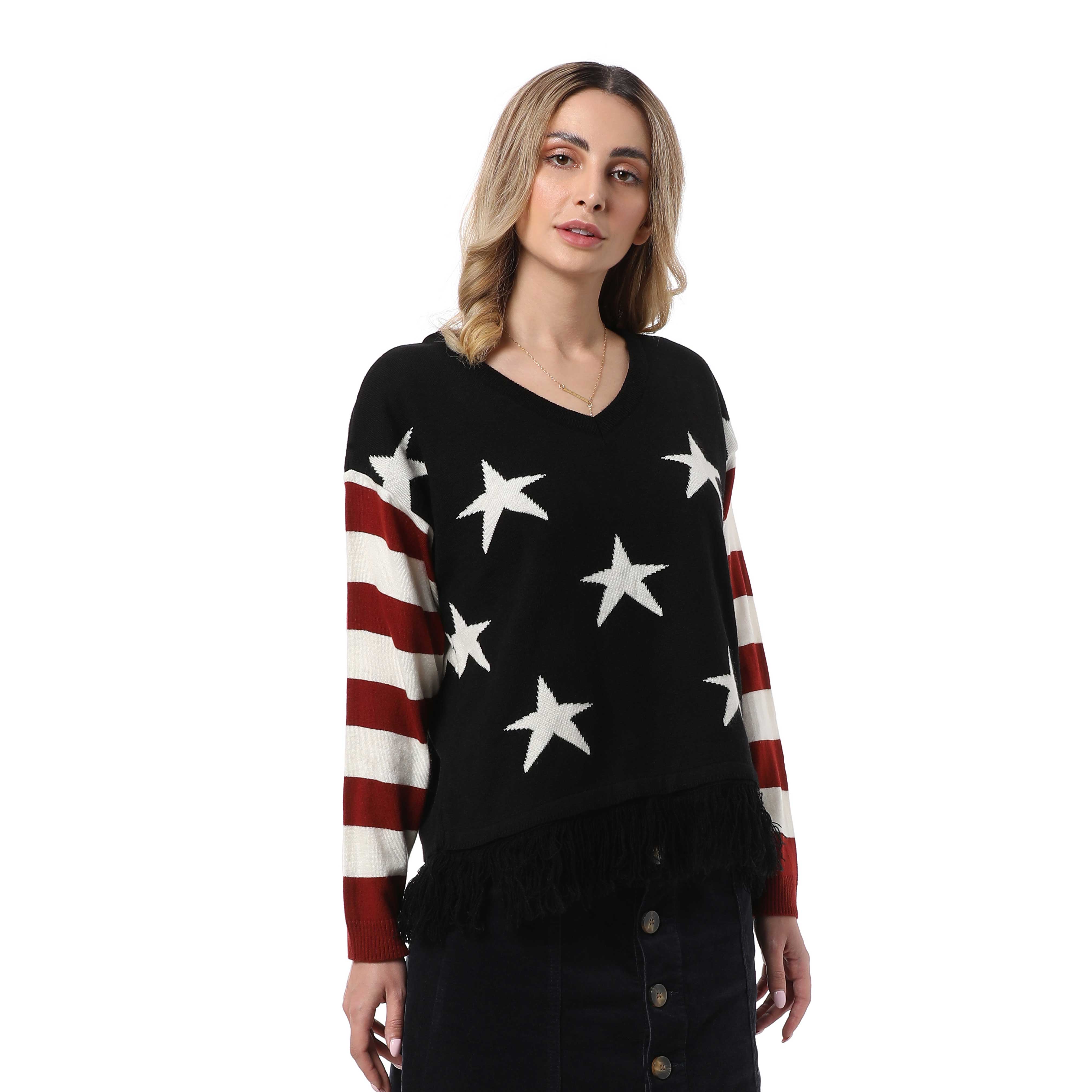 Wintech Fringe Sweater - MyraUSA
